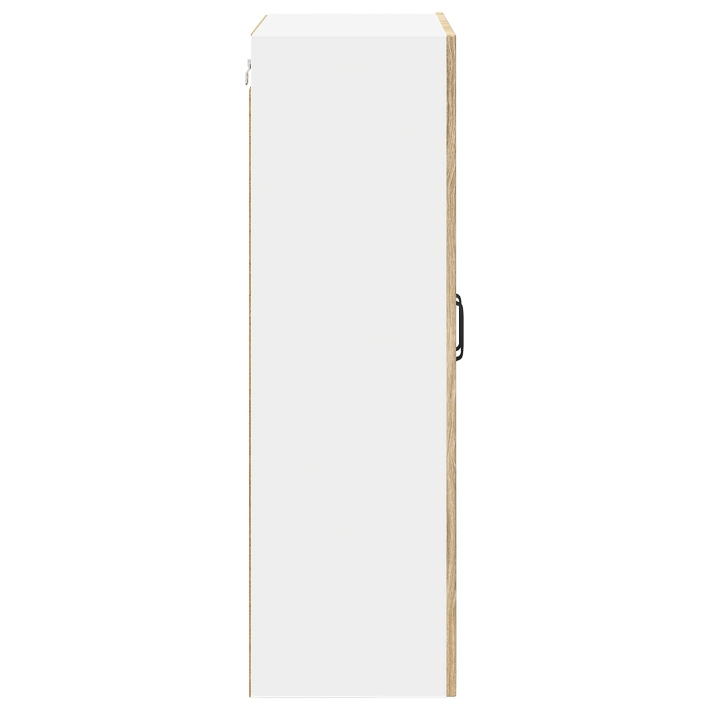vidaXL Wall Glass Cabinet LUCCA Sonoma Oak 60 x 31 x 100 cm