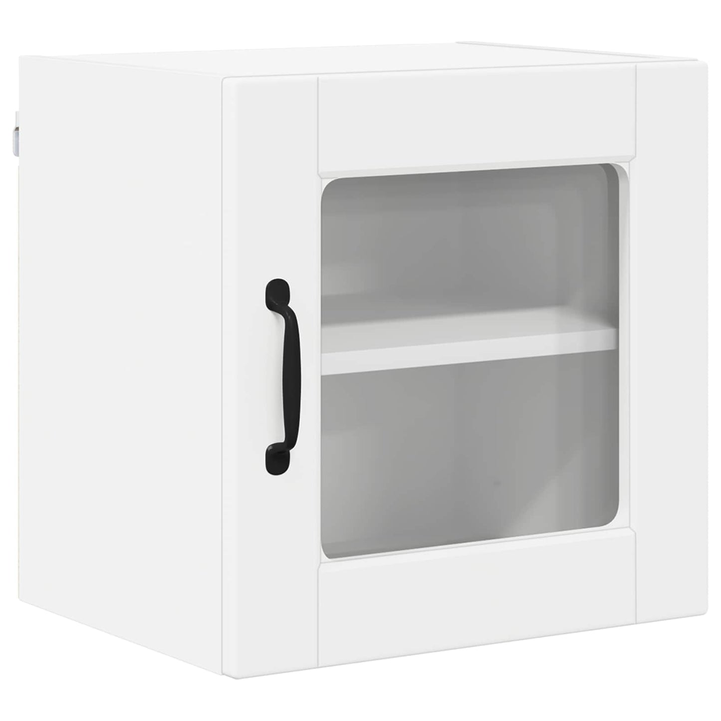 vidaXL Wall Glass Cabinet PORTO 2 pcs White 40 x 31 x 40 cm