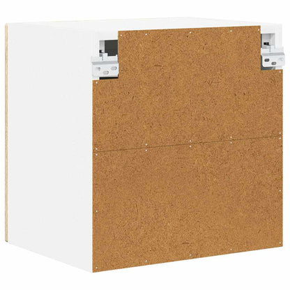 vidaXL Wall Glass Cabinet PORTO Sonoma Oak 40 x 31 x 40 cm