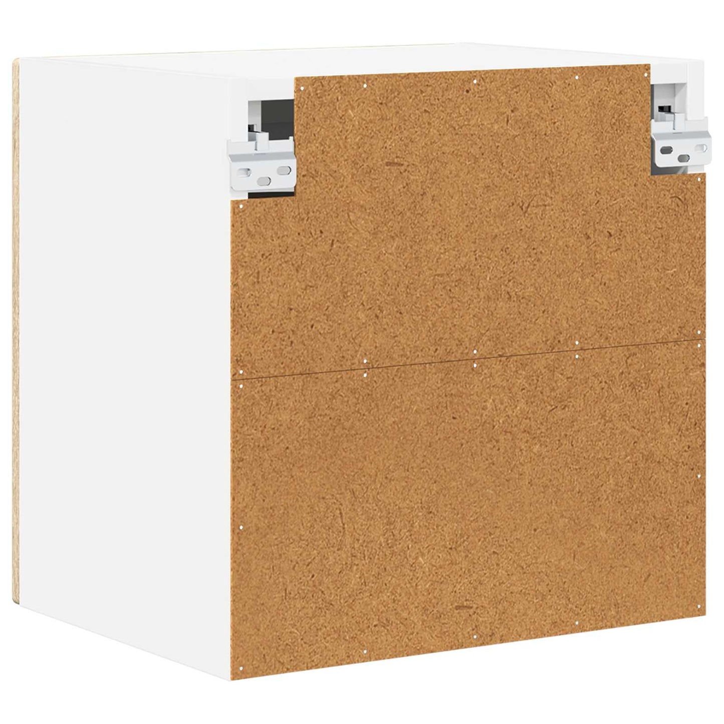 vidaXL Wall Glass Cabinet PORTO Sonoma Oak 40 x 31 x 40 cm