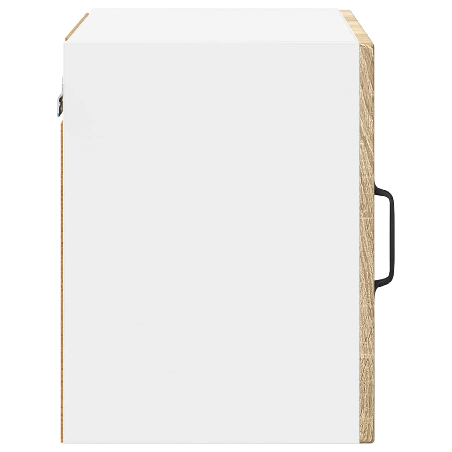 vidaXL Wall Glass Cabinet PORTO Sonoma Oak 40 x 31 x 40 cm