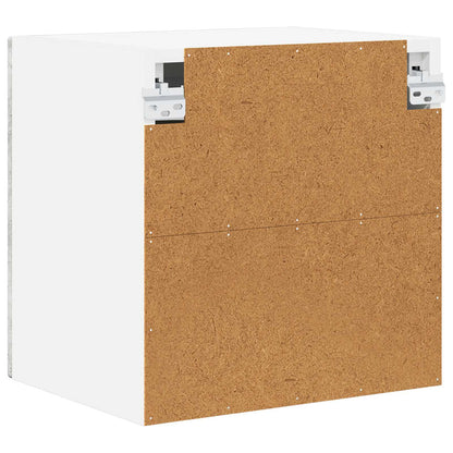 vidaXL Wall Glass Cabinet PORTO 2 pcs Concrete Grey 40 x 31 x 40 cm