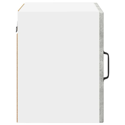 vidaXL Wall Glass Cabinet PORTO 2 pcs Concrete Grey 40 x 31 x 40 cm
