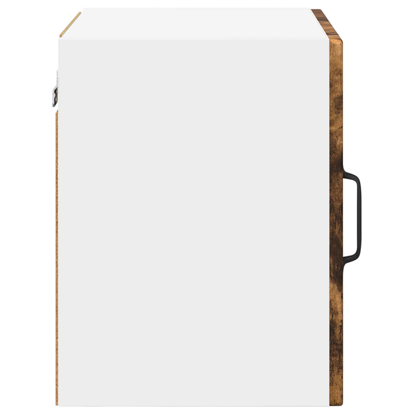 vidaXL Wall Glass Cabinet PORTO 2 pcs Smoked Oak 40 x 31 x 40 cm