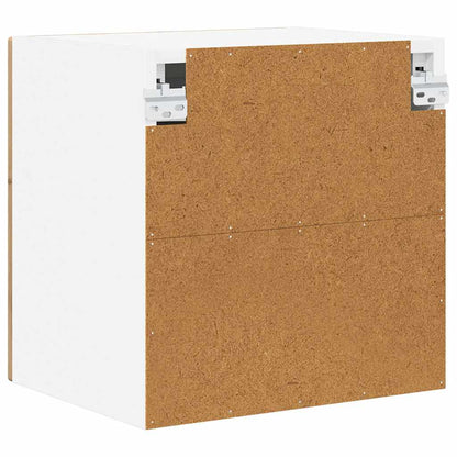 vidaXL Wall Glass Cabinet PORTO 2 pcs Artisan Oak Engineered Wood
