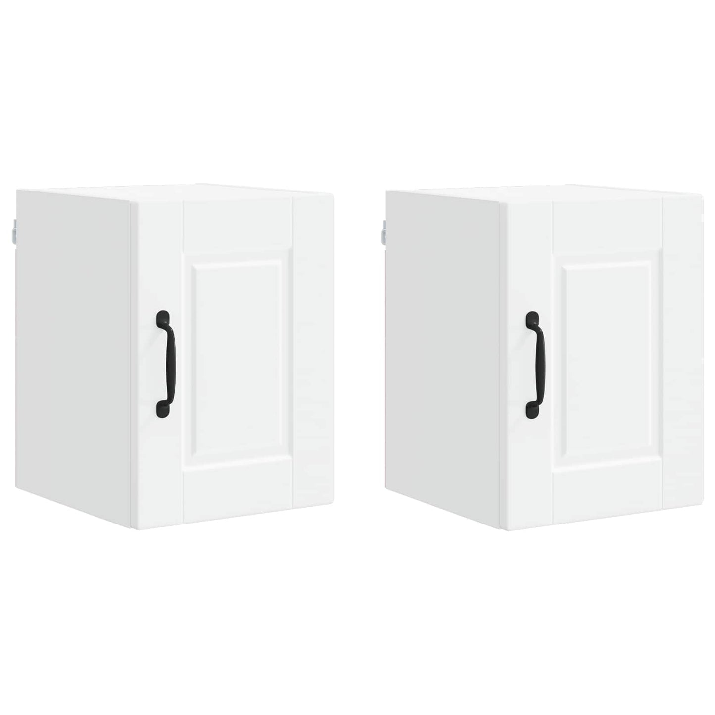 vidaXL Wall Cabinet PORTO 2 pcs White 30 x 31 x 40 cm Engineered Wood