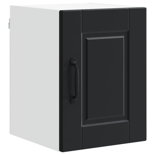 vidaXL Wall Cabinet PORTO Black 30 x 31 x 40 cm Engineered Wood
