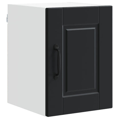 vidaXL Wall Cabinet PORTO 2 pcs Black 30 x 31 x 40 cm Engineered Wood