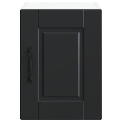 vidaXL Wall Cabinet PORTO 2 pcs Black 30 x 31 x 40 cm Engineered Wood