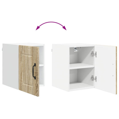 vidaXL Wall Cabinet PORTO Sonoma Oak 30 x 31 x 40 cm Engineered Wood