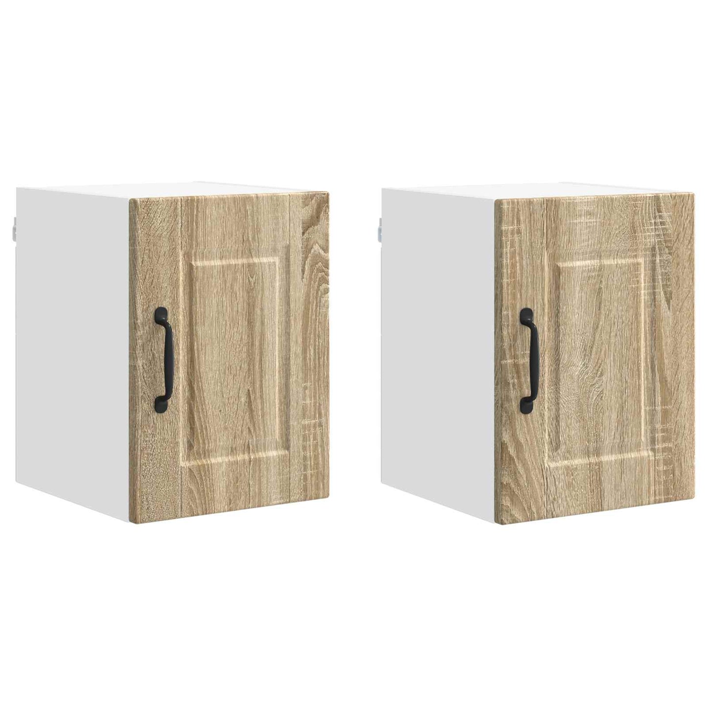 vidaXL Wall Cabinet PORTO 2 pcs Sonoma Oak 30 x 31 x 40 cm