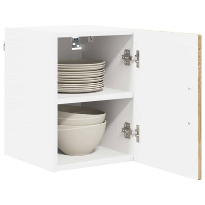 vidaXL Wall Cabinet PORTO 2 pcs Sonoma Oak 30 x 31 x 40 cm
