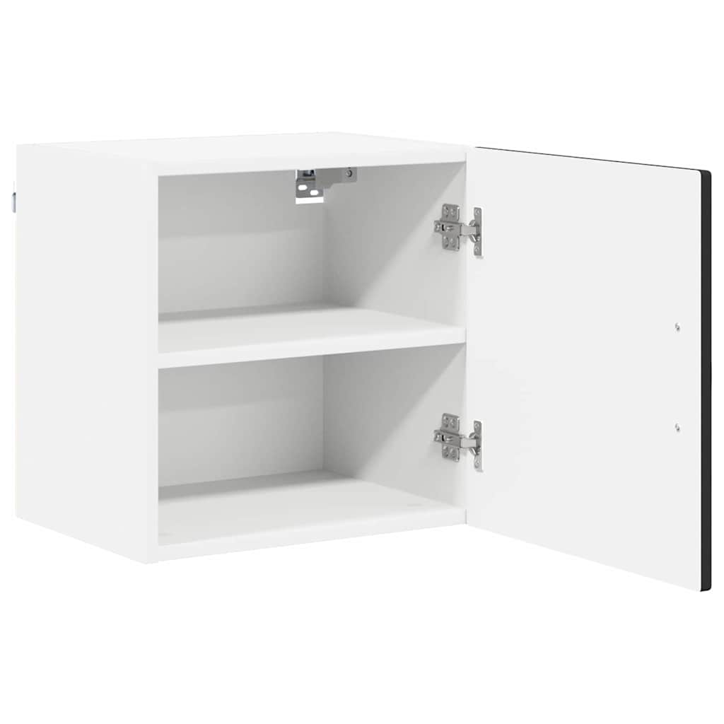 vidaXL Wall Cabinet PORTO Black 40 x 31 x 40 cm Engineered Wood