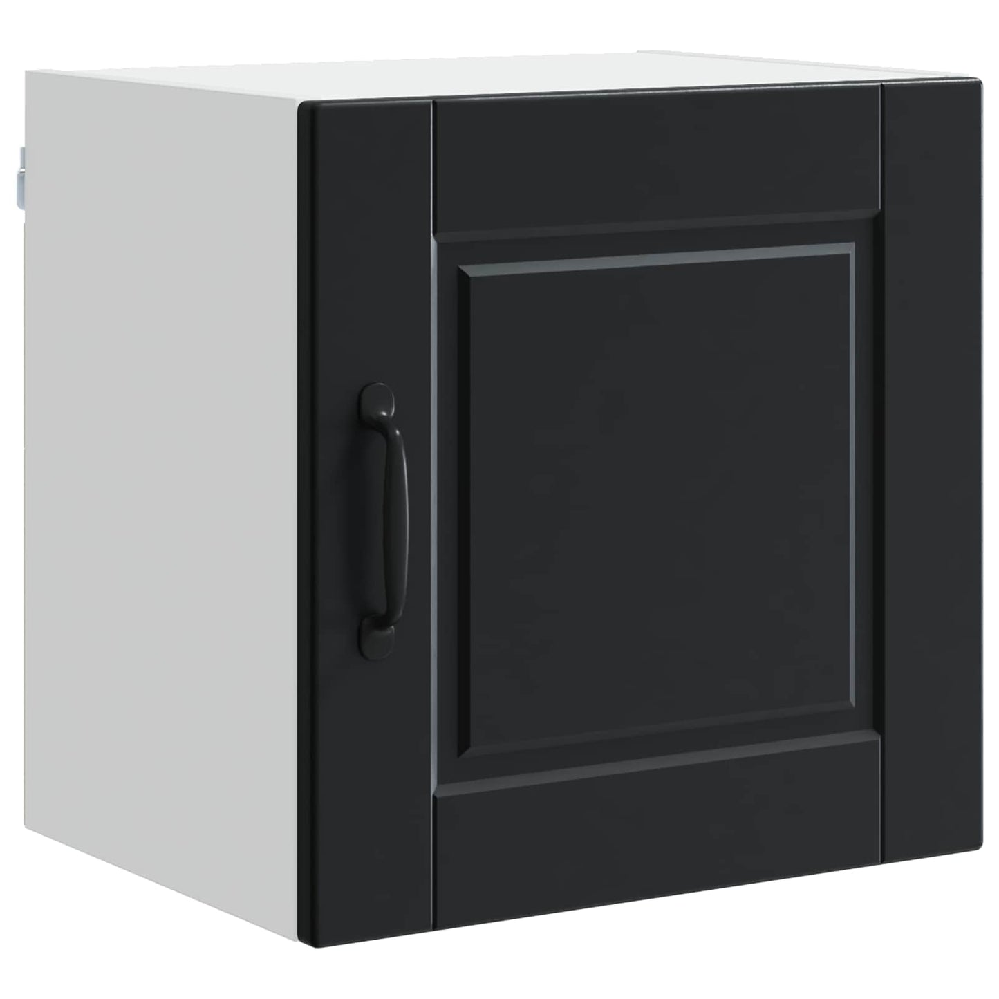 vidaXL Wall Cabinet PORTO 2 pcs Black 40 x 31 x 40 cm Engineered Wood
