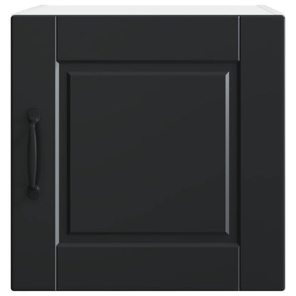 vidaXL Wall Cabinet PORTO 2 pcs Black 40 x 31 x 40 cm Engineered Wood