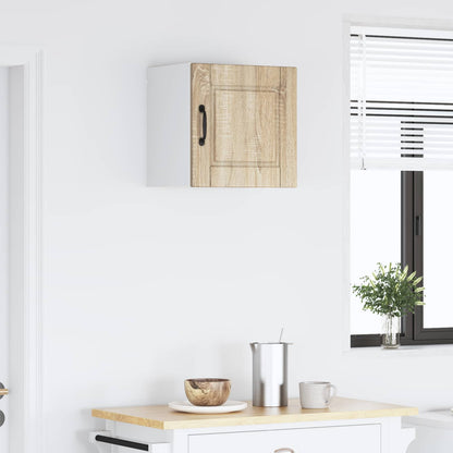 vidaXL Wall Cabinet PORTO Sonoma Oak 40 x 31 x 40 cm Engineered Wood