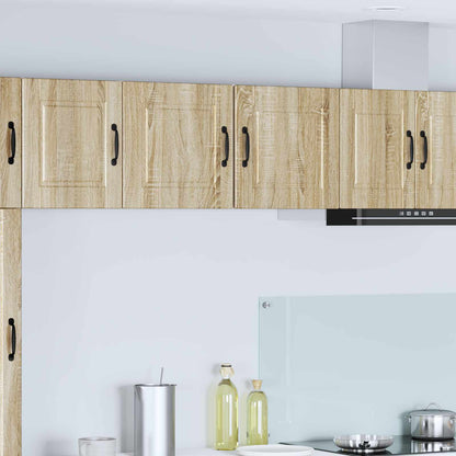 vidaXL Wall Cabinet PORTO 2 pcs Sonoma Oak 40 x 31 x 40 cm