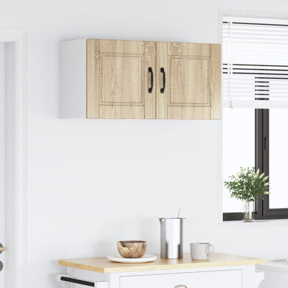 vidaXL Wall Cabinet PORTO 2 pcs Sonoma Oak 40 x 31 x 40 cm