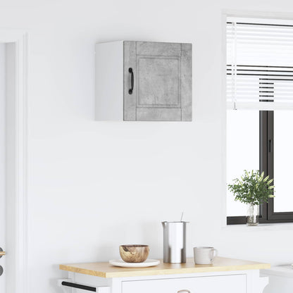 vidaXL Wall Cabinet PORTO Concrete Grey 40 x 31 x 40 cm