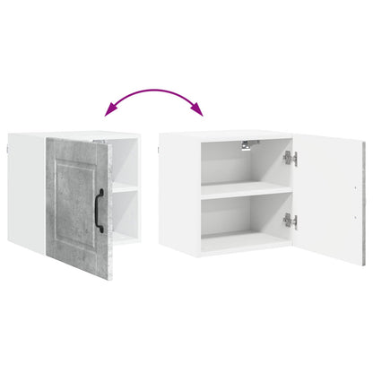 vidaXL Wall Cabinet PORTO Concrete Grey 40 x 31 x 40 cm