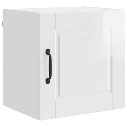 vidaXL Wall Cabinet PORTO High Gloss White 40 x 31 x 40 cm