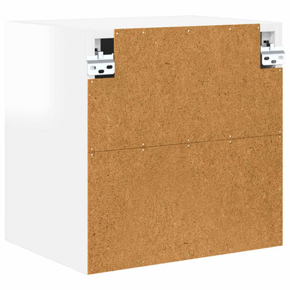 vidaXL Wall Cabinet PORTO High Gloss White 40 x 31 x 40 cm