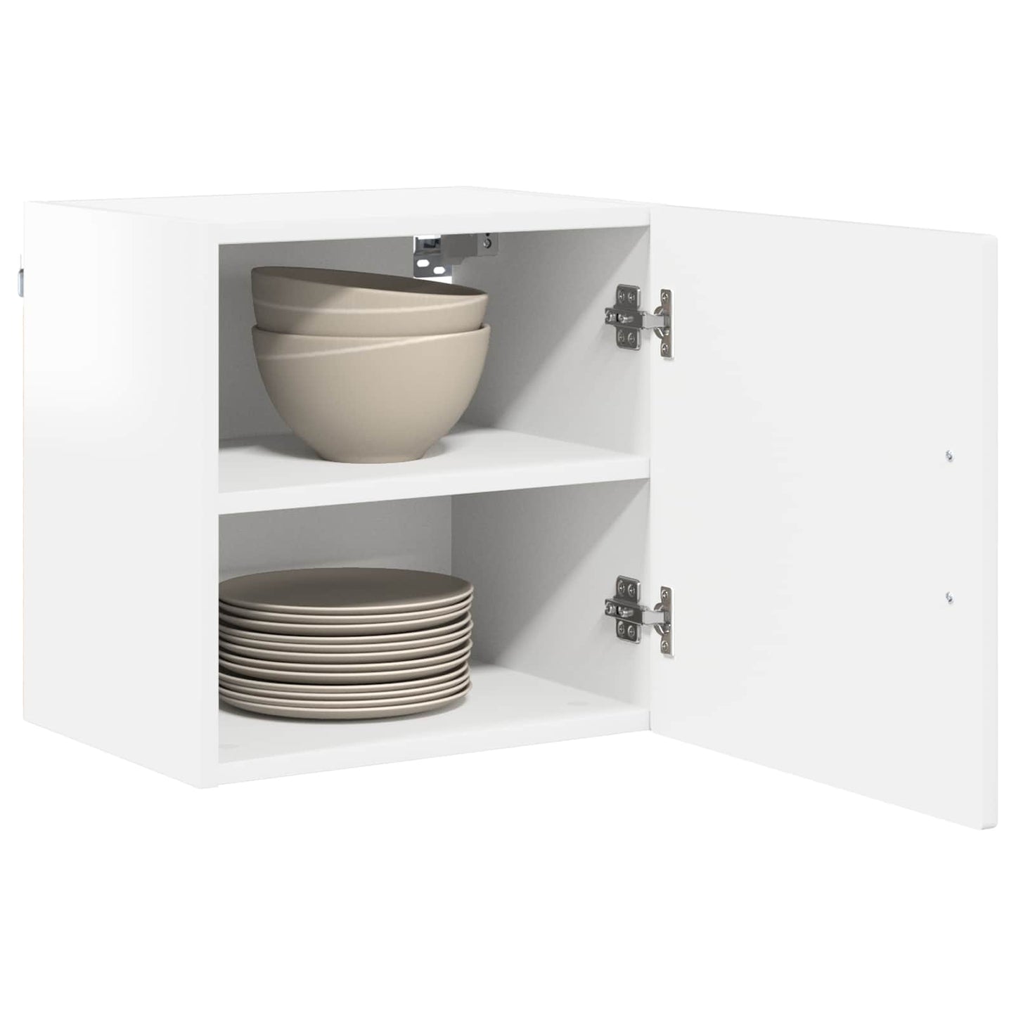 vidaXL Wall Cabinet PORTO High Gloss White 40 x 31 x 40 cm
