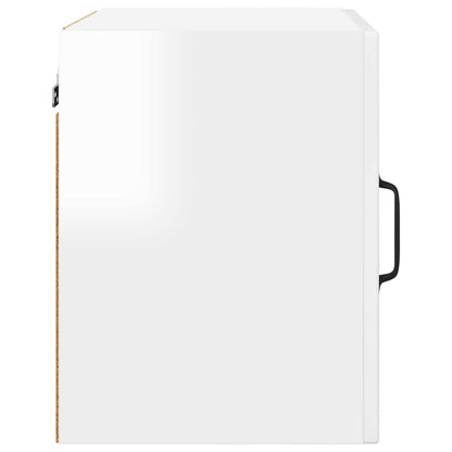 vidaXL Wall Cabinet PORTO High Gloss White 40 x 31 x 40 cm