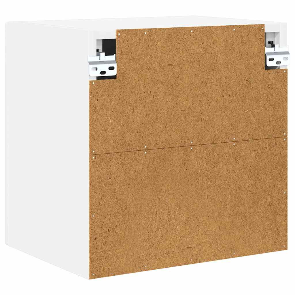 vidaXL Wall Cabinet PORTO 2 pcs High Gloss White 40 x 31 x 40 cm