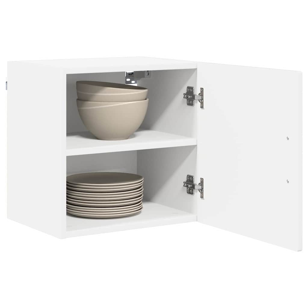vidaXL Wall Cabinet PORTO 2 pcs High Gloss White 40 x 31 x 40 cm