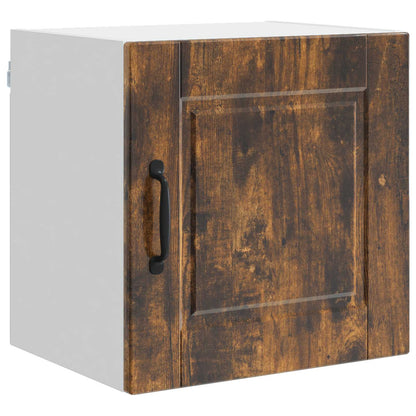 vidaXL Wall Cabinet PORTO Smoked Oak 40 x 31 x 40 cm Engineered Wood