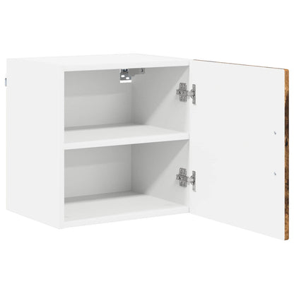 vidaXL Wall Cabinet PORTO Smoked Oak 40 x 31 x 40 cm Engineered Wood