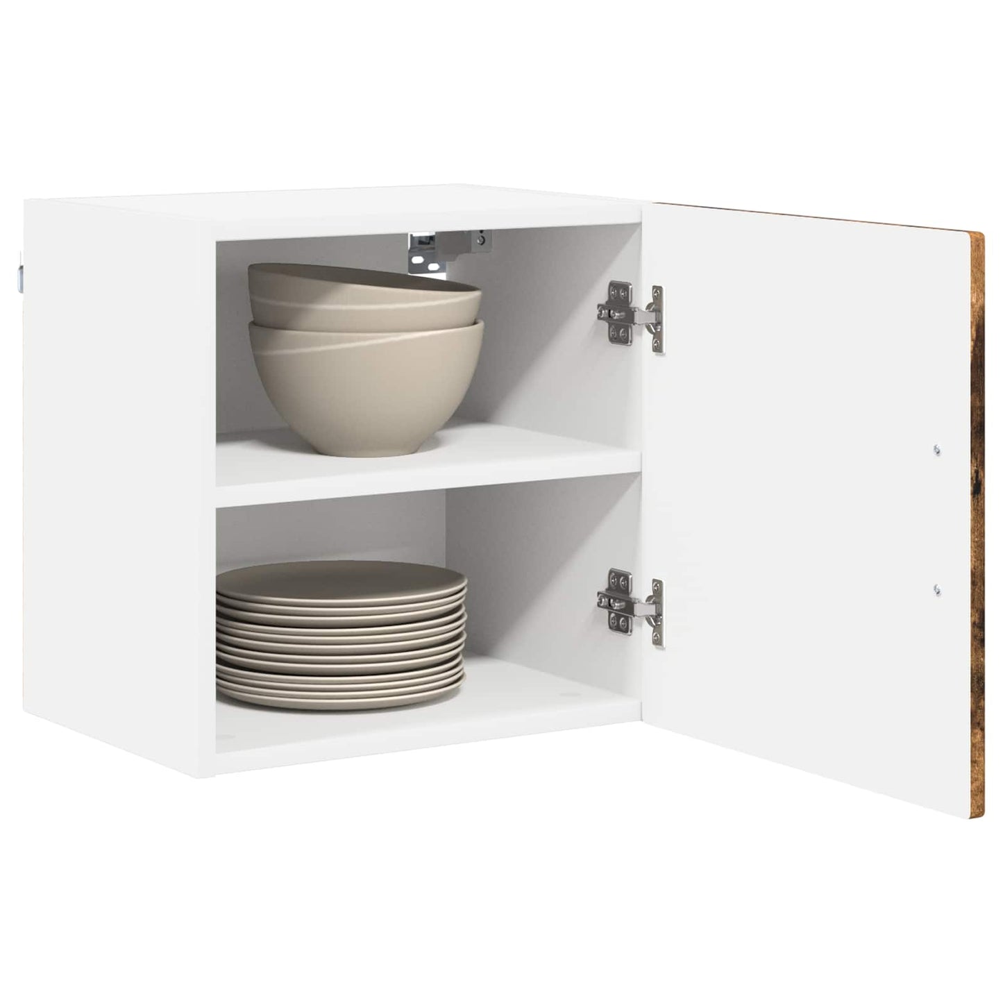 vidaXL Wall Cabinet PORTO Smoked Oak 40 x 31 x 40 cm Engineered Wood