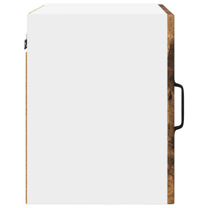 vidaXL Wall Cabinet PORTO Smoked Oak 40 x 31 x 40 cm Engineered Wood