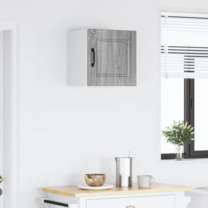 vidaXL Wall Cabinet PORTO Grey Sonoma 40 x 31 x 40 cm Engineered Wood