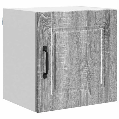 vidaXL Wall Cabinet PORTO Grey Sonoma 40 x 31 x 40 cm Engineered Wood