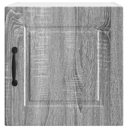 vidaXL Wall Cabinet PORTO Grey Sonoma 40 x 31 x 40 cm Engineered Wood