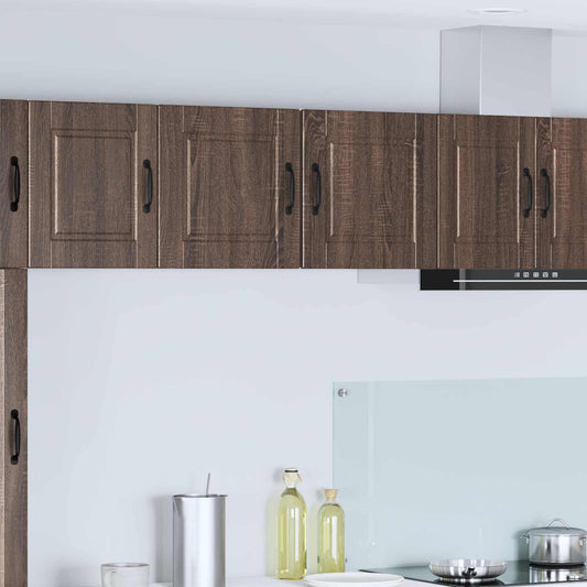 vidaXL Wall Cabinet PORTO Brown Oak 40 x 31 x 40 cm Engineered Wood