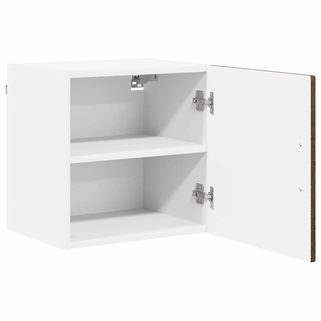 vidaXL Wall Cabinet PORTO Brown Oak 40 x 31 x 40 cm Engineered Wood