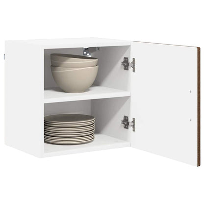 vidaXL Wall Cabinet PORTO 2 pcs Brown Oak 40 x 31 x 40 cm