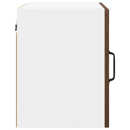vidaXL Wall Cabinet PORTO 2 pcs Brown Oak 40 x 31 x 40 cm