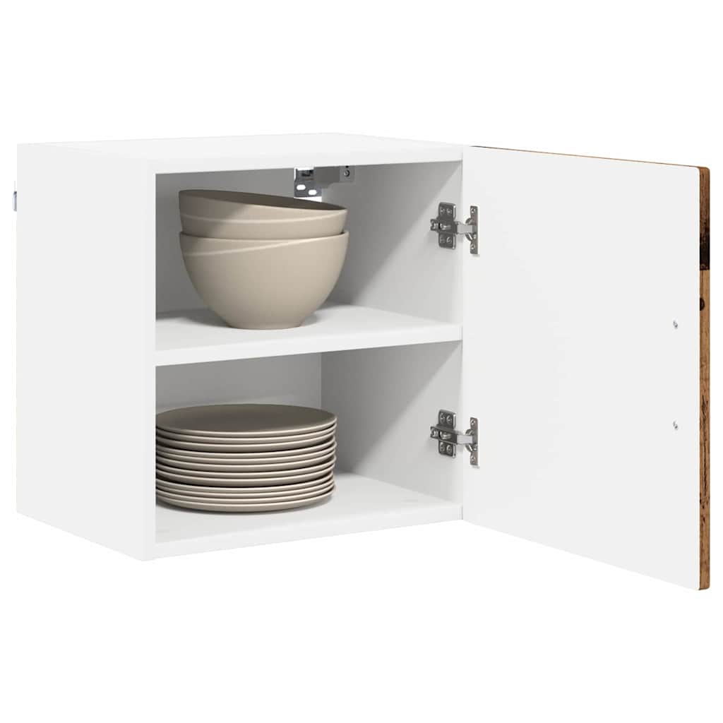 vidaXL Wall Cabinet PORTO Old Wood 40 x 31 x 40 cm Engineered Wood