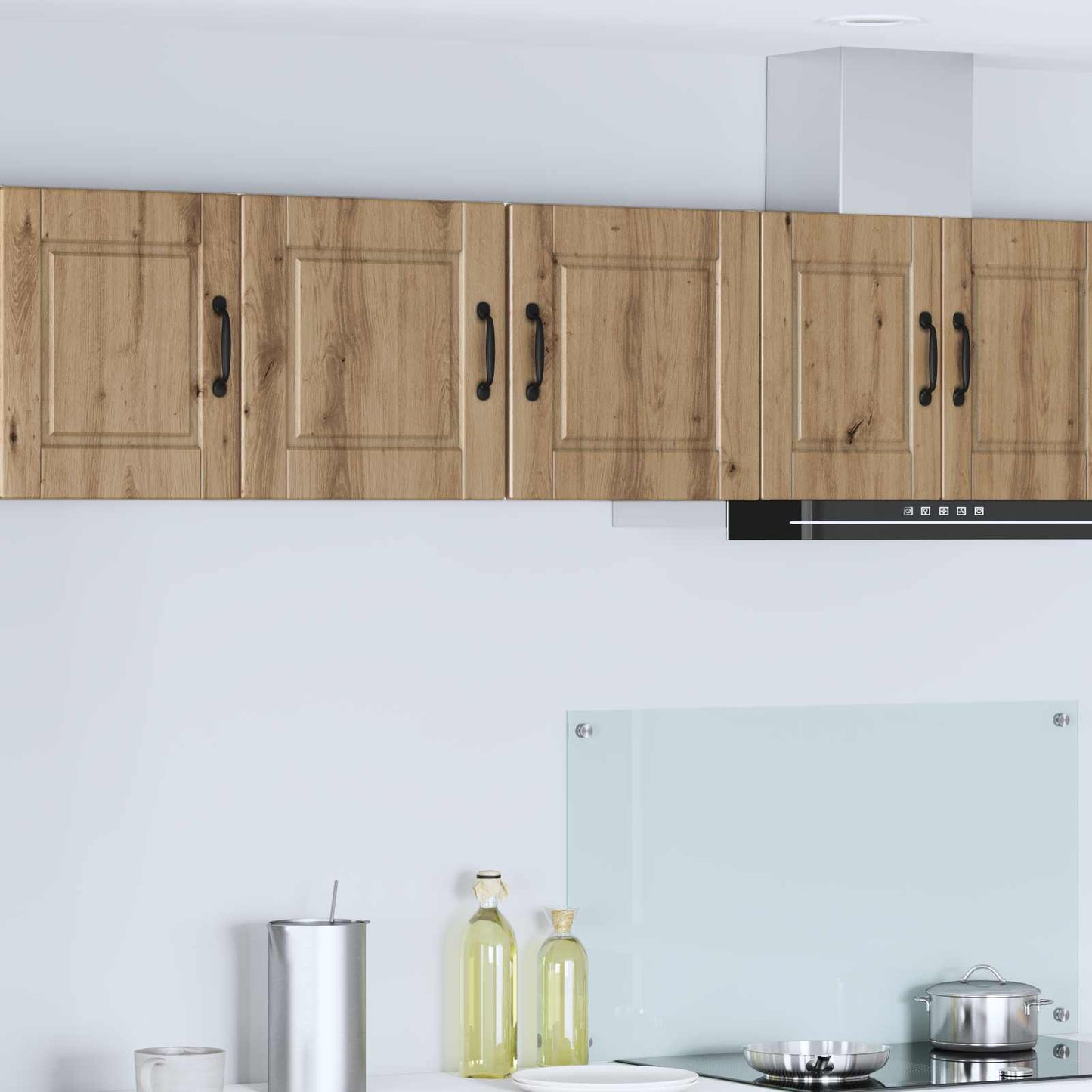 vidaXL Wall Cabinet PORTO 2 pcs Artisan Oak 40 x 31 x 40 cm