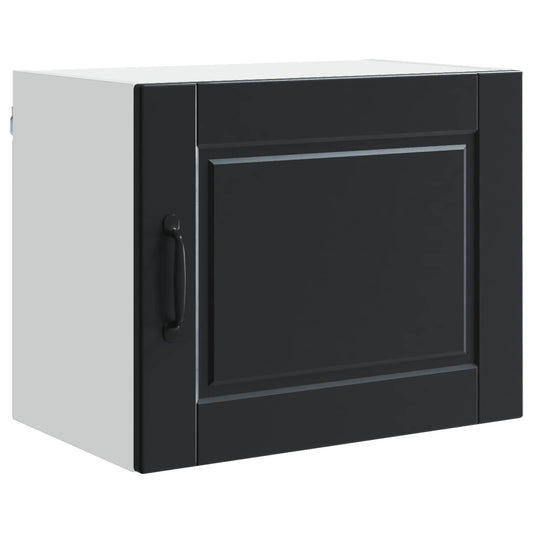 vidaXL Wall Cabinet PORTO Black 50 x 31 x 40 cm Engineered Wood