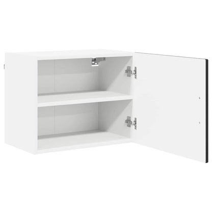 vidaXL Wall Cabinet PORTO Black 50 x 31 x 40 cm Engineered Wood