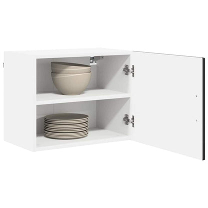 vidaXL Wall Cabinet PORTO Black 50 x 31 x 40 cm Engineered Wood