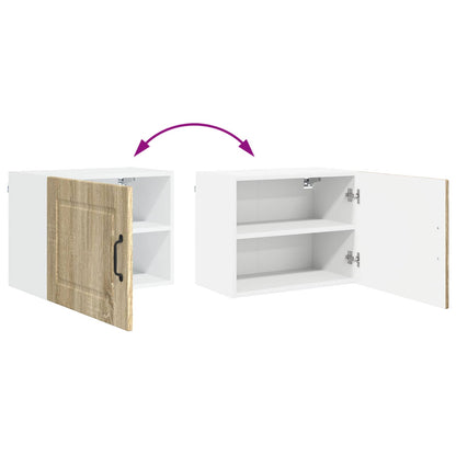 vidaXL Wall Cabinet PORTO Sonoma Oak 50 x 31 x 40 cm Engineered Wood