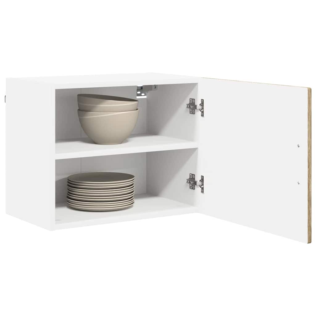 vidaXL Wall Cabinet PORTO Sonoma Oak 50 x 31 x 40 cm Engineered Wood
