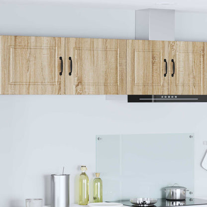 vidaXL Wall Cabinet PORTO 2 pcs Sonoma Oak 50 x 31 x 40 cm
