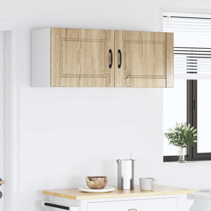 vidaXL Wall Cabinet PORTO 2 pcs Sonoma Oak 50 x 31 x 40 cm